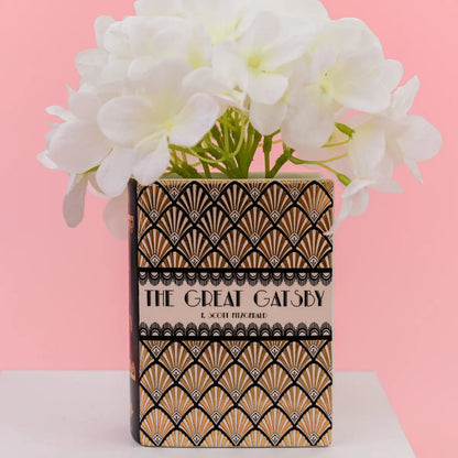 The Great Gatsby book vase - book lover gift