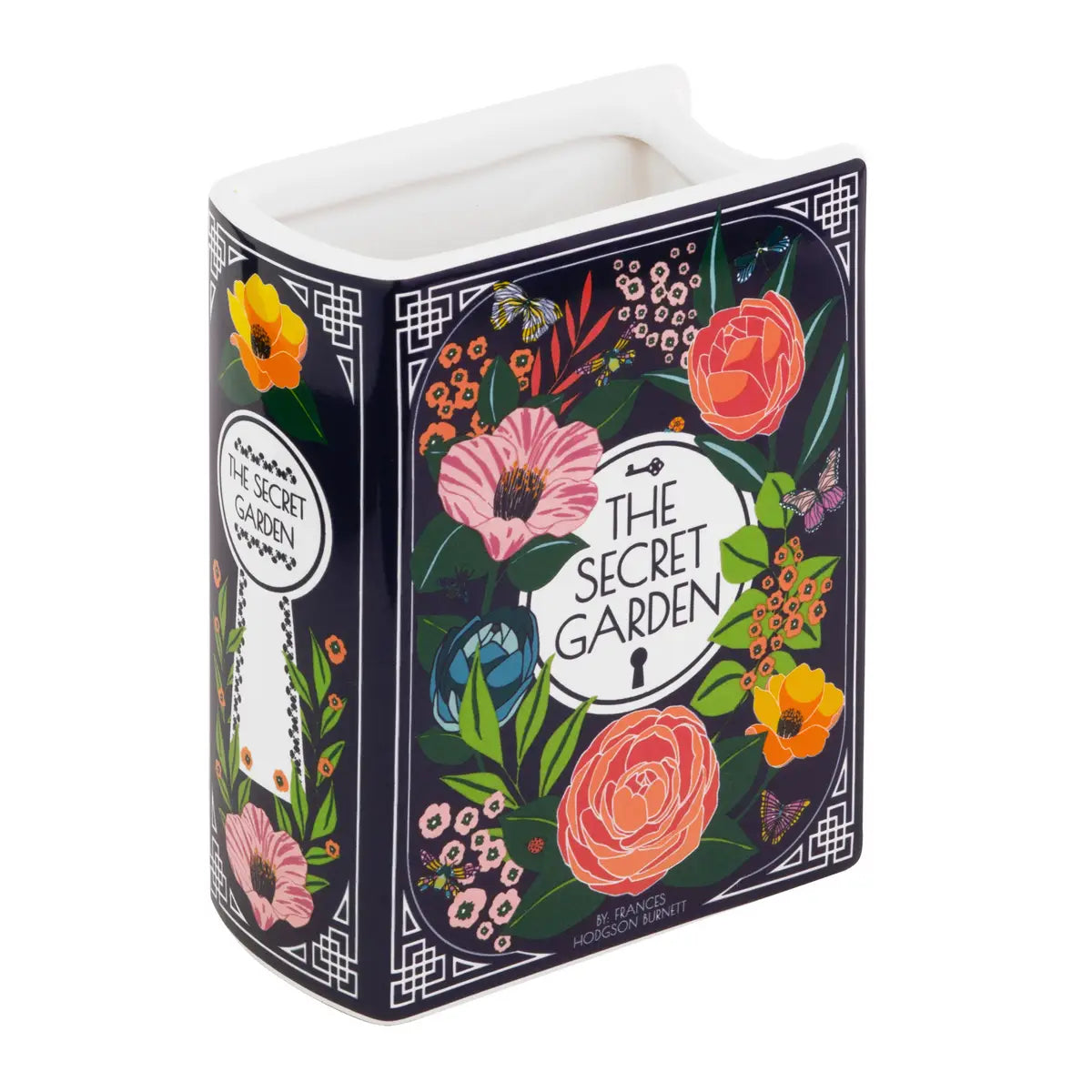 The Secret Garden book vase - book lover gift