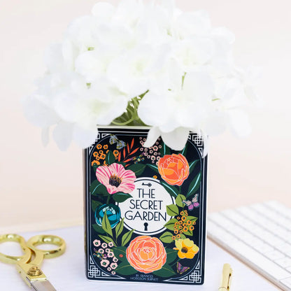 The Secret Garden book vase - book lover gift