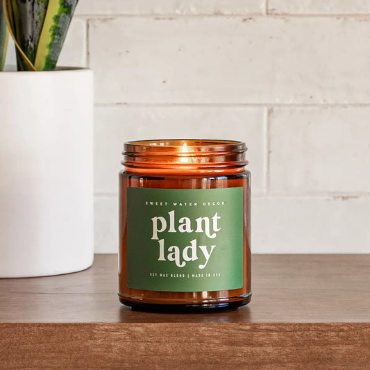 Limited Edition Plant Lady 9 oz Soy Candle - Home Decor
