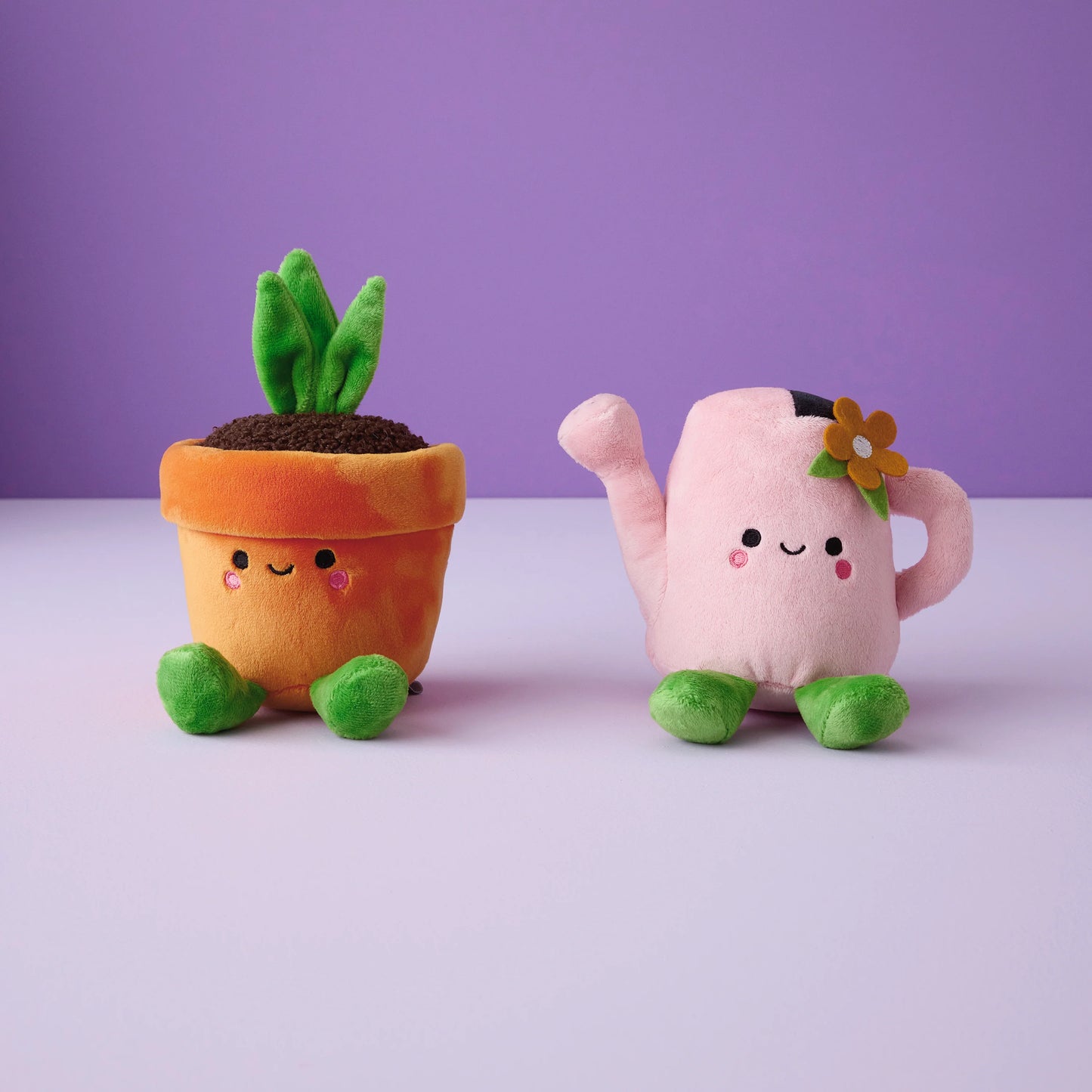 Better Together Watering Can & Plant Pot Magnetic Soft Toy Pair
