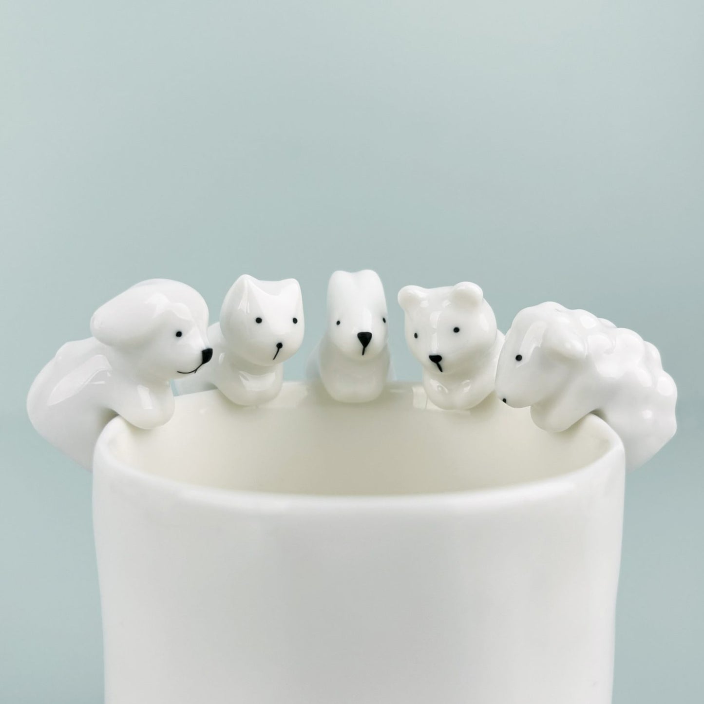 East of India Porcelain bowl charm-Rabbit