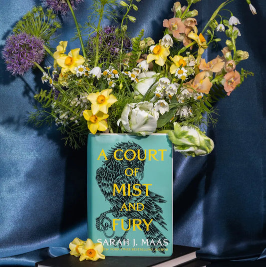 A Court of Mist and Fury By Sarah J Maas licences Ceramic Book Vase