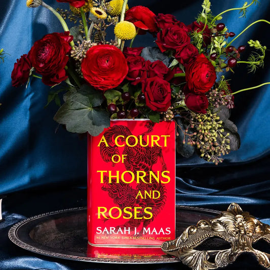 A Court of Thorns and Roses By Sarah J Mass licensed Ceramic Book Vase