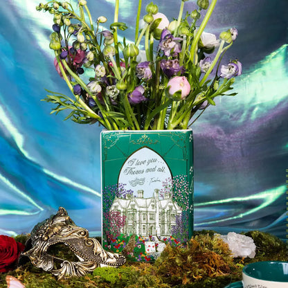 Tomlin’s Manor ceramic book vase by Sarah J Maas official licensed