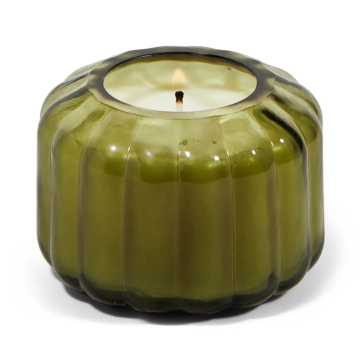 Ripple Glass Candle (128g) - Secret Garden