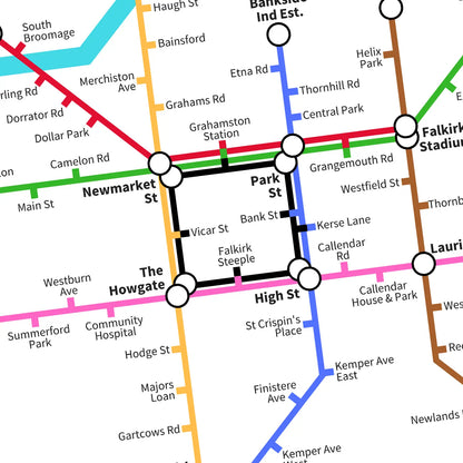 Underground Style Transport Print