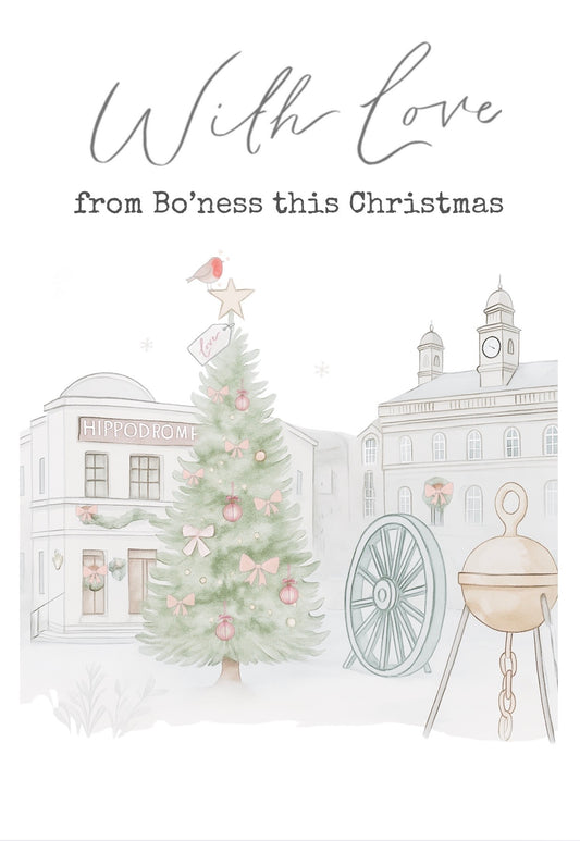 With love from Bo’ness this Christmas time card