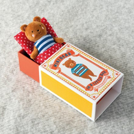 Brown Bedtime Bear in a Box, 14cm