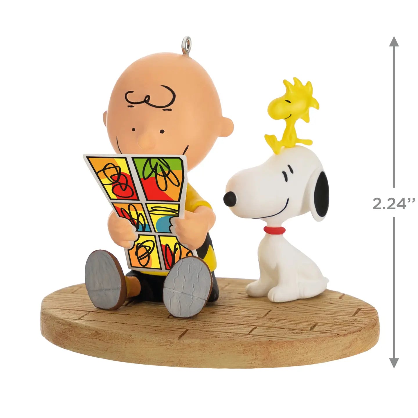 Peanuts™ Ornament Charlie Brown, Snoopy & Woodstock Comic