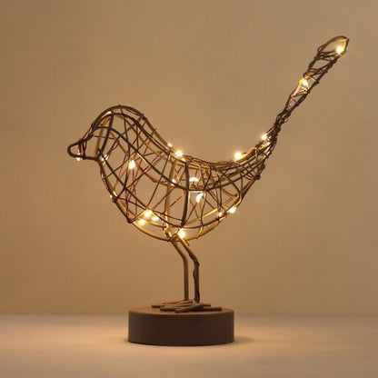 LED Table Robins by Lightstyle London. Gold, Bronze and White Available