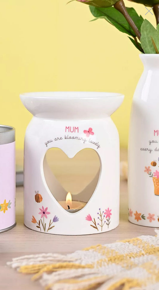 LOVE LIFE WAX MELT BURNER - choice of 2. Mum or Mummy