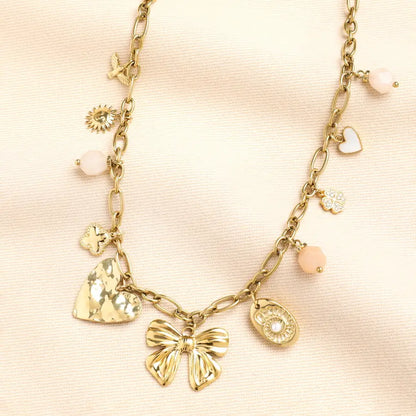 Chunky Oversized Charm Necklace