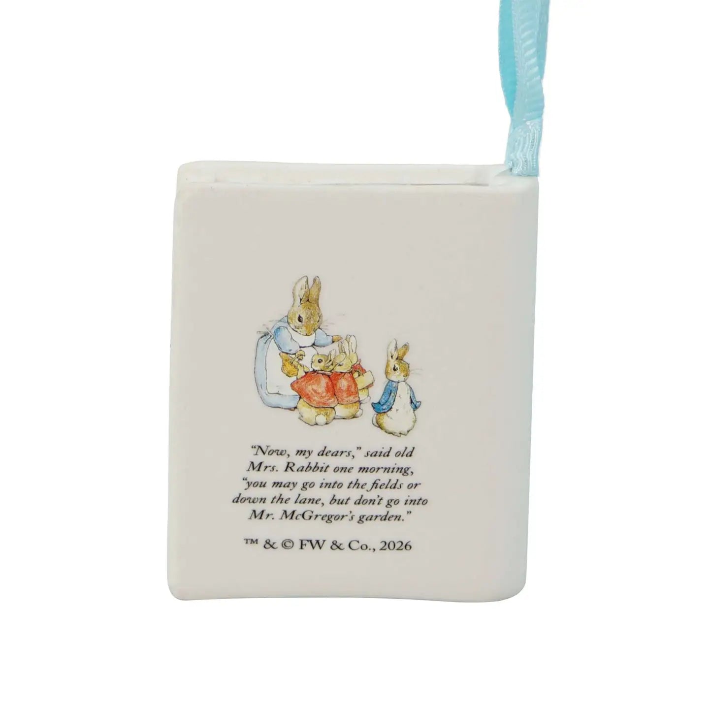 Book Hanging Decoration - Peter Rabbit