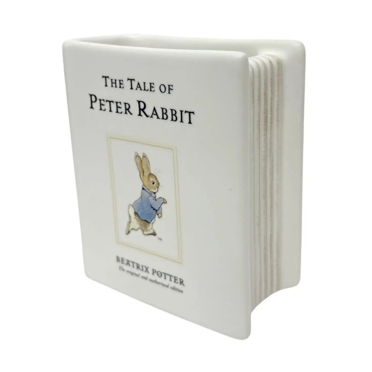 Small Book Pot Ceramic (10cm) - - Peter Rabbit