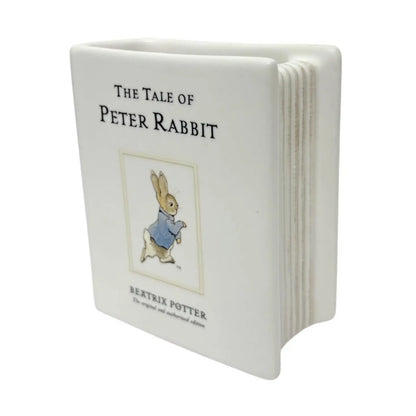 Small Book Pot Ceramic (10cm) - - Peter Rabbit