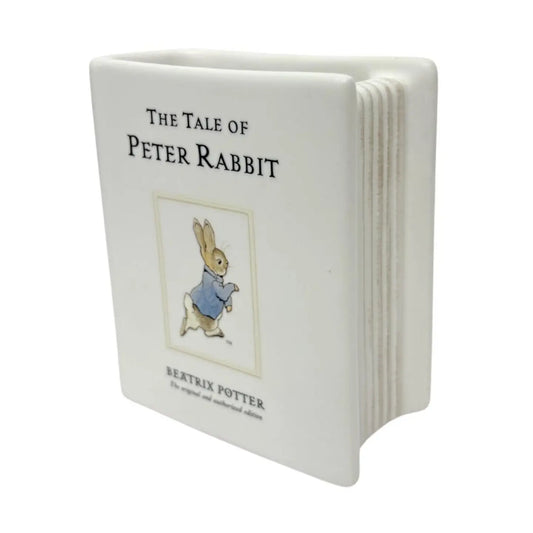 Small Book Pot Ceramic (10cm) - - Peter Rabbit