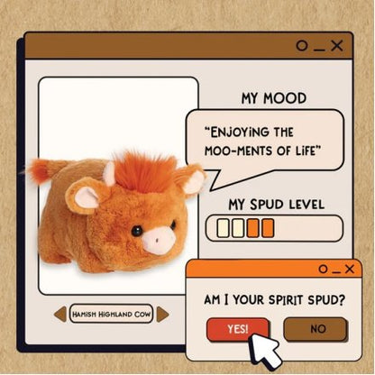 Spudster Hamish Highland Cow Toy