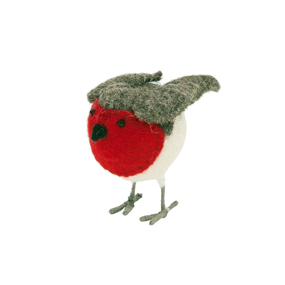 Classic 9cm Semi Standing Robin