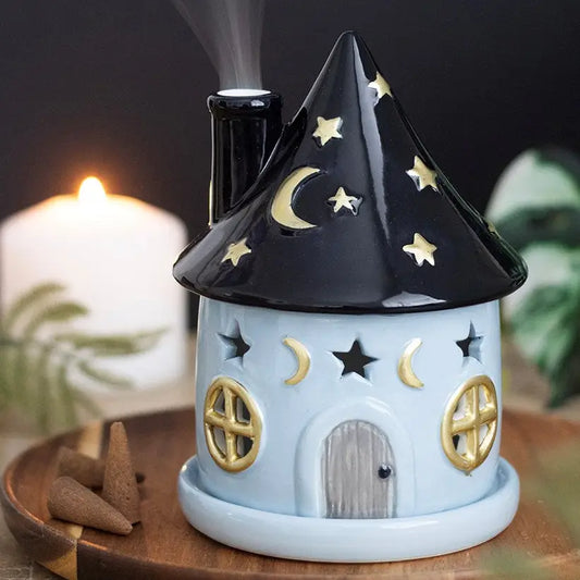 Celestial Cottage Incense Cone Holder
