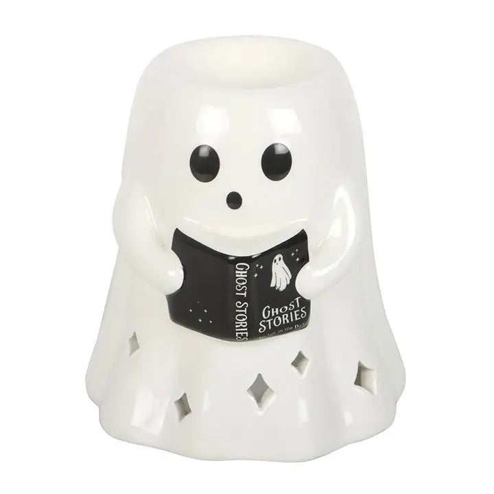 Ghost Stories Reading Ghost Halloween Oil Burner