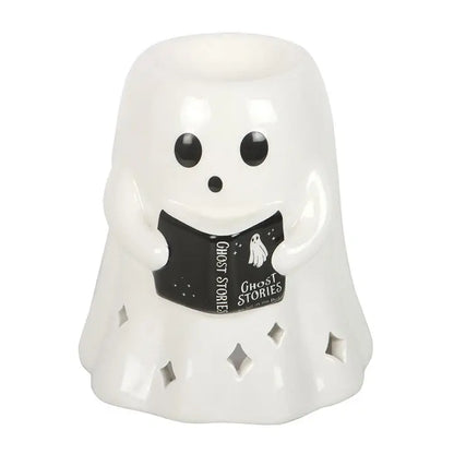 Ghost Stories Reading Ghost Halloween Oil Burner
