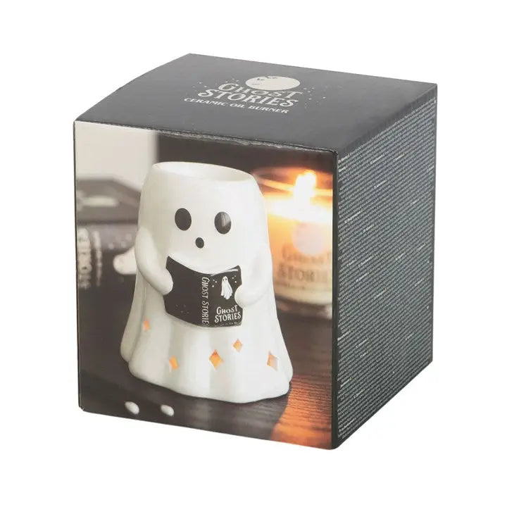 Ghost Stories Reading Ghost Halloween Oil Burner