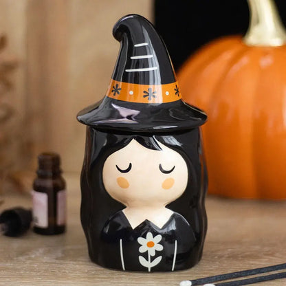 Frightful Folk Witch Halloween Oil Burner