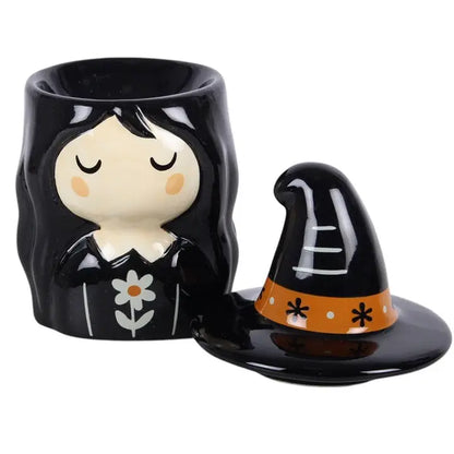 Frightful Folk Witch Halloween Oil Burner