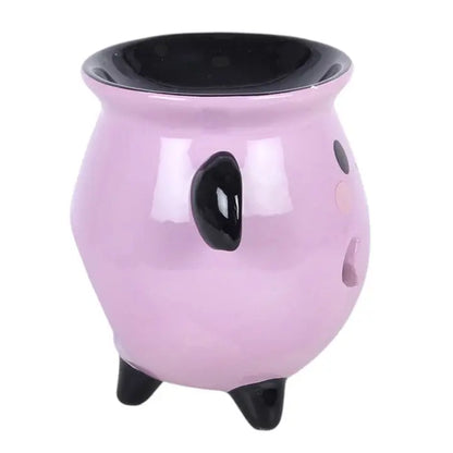 Pastel Bat Brew Gothic Halloween Cauldron Oil Burner