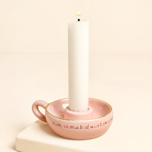 MUM QUOTE MINI CANDLE HOLDER