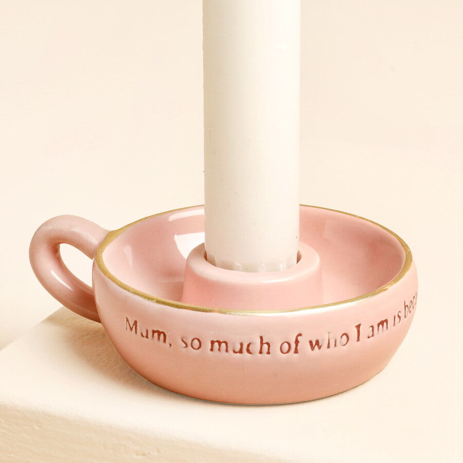 MUM QUOTE MINI CANDLE HOLDER