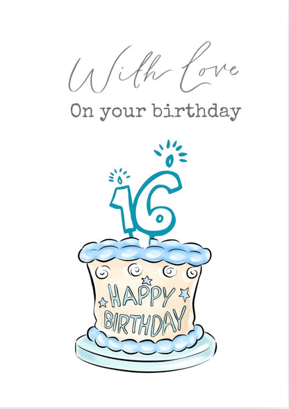 With Love, Vikki milestone birthday cards