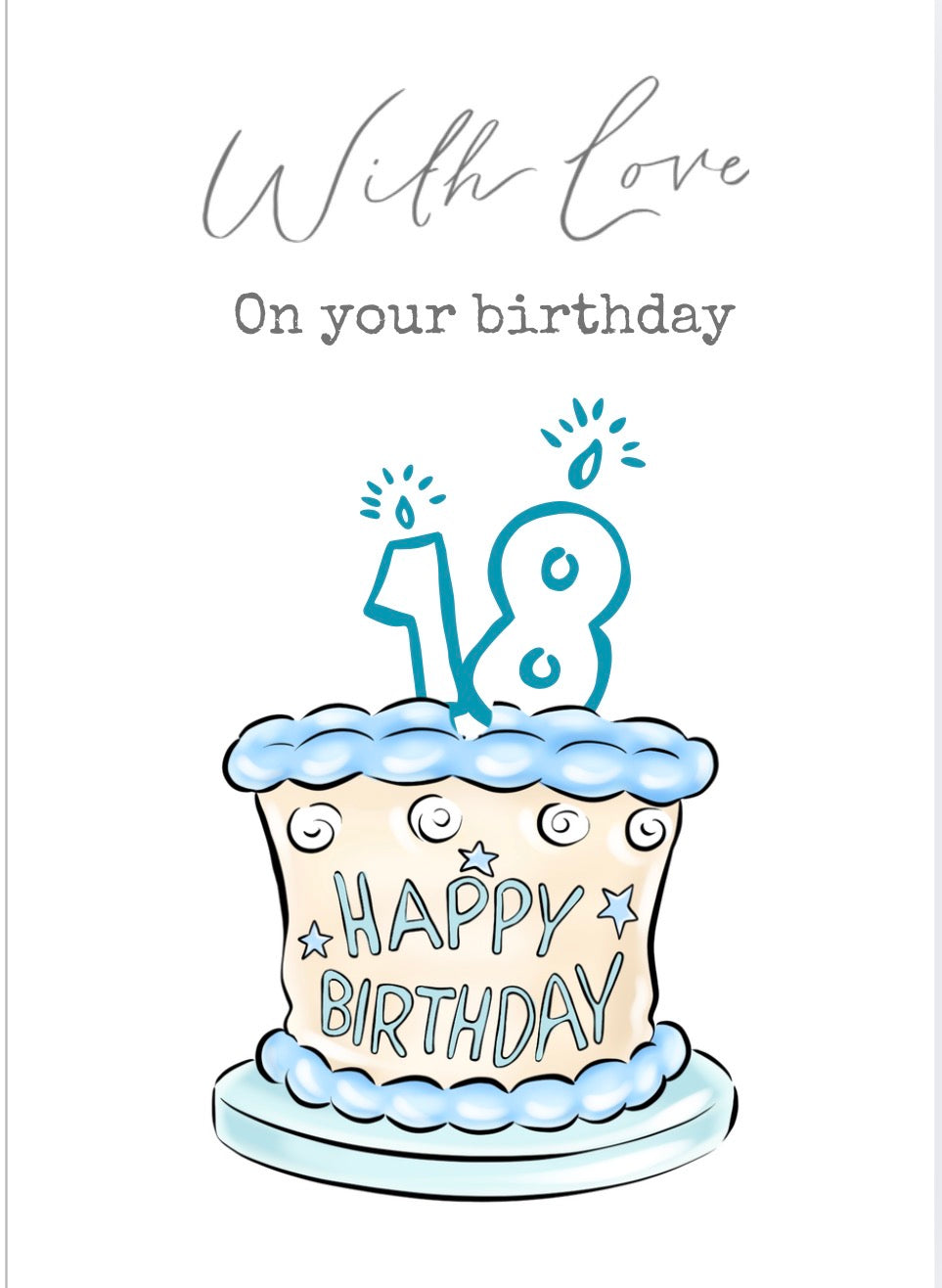With Love, Vikki milestone birthday cards