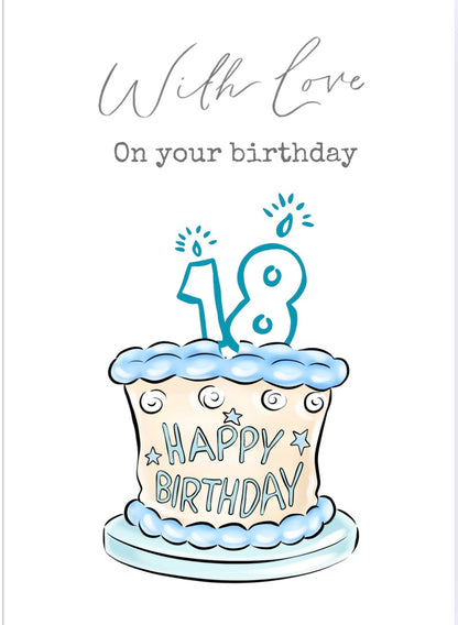 With Love, Vikki milestone birthday cards