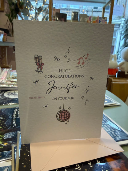 Personalised card range by With love, Vikki x