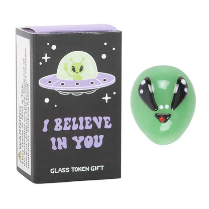 Glass Alien Token Gifts