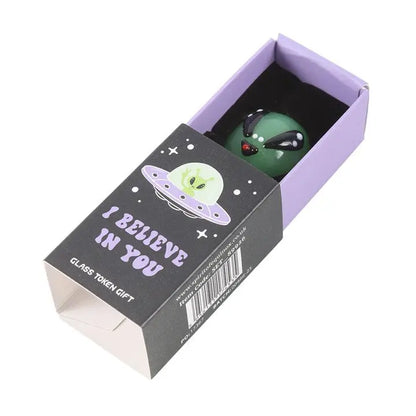 Glass Alien Token Gifts