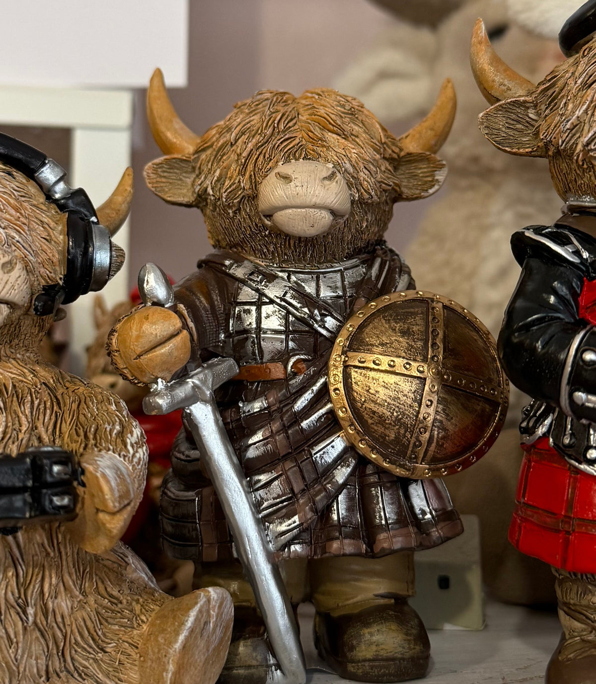William Wallace highland cow ornament
