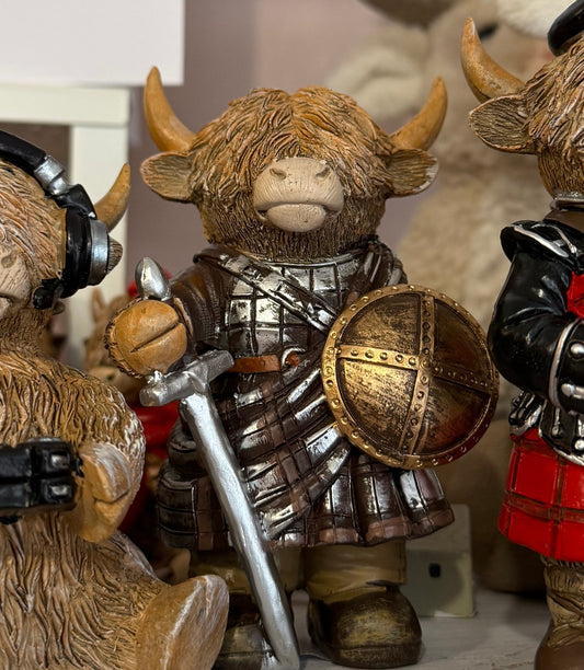 William Wallace highland cow ornament