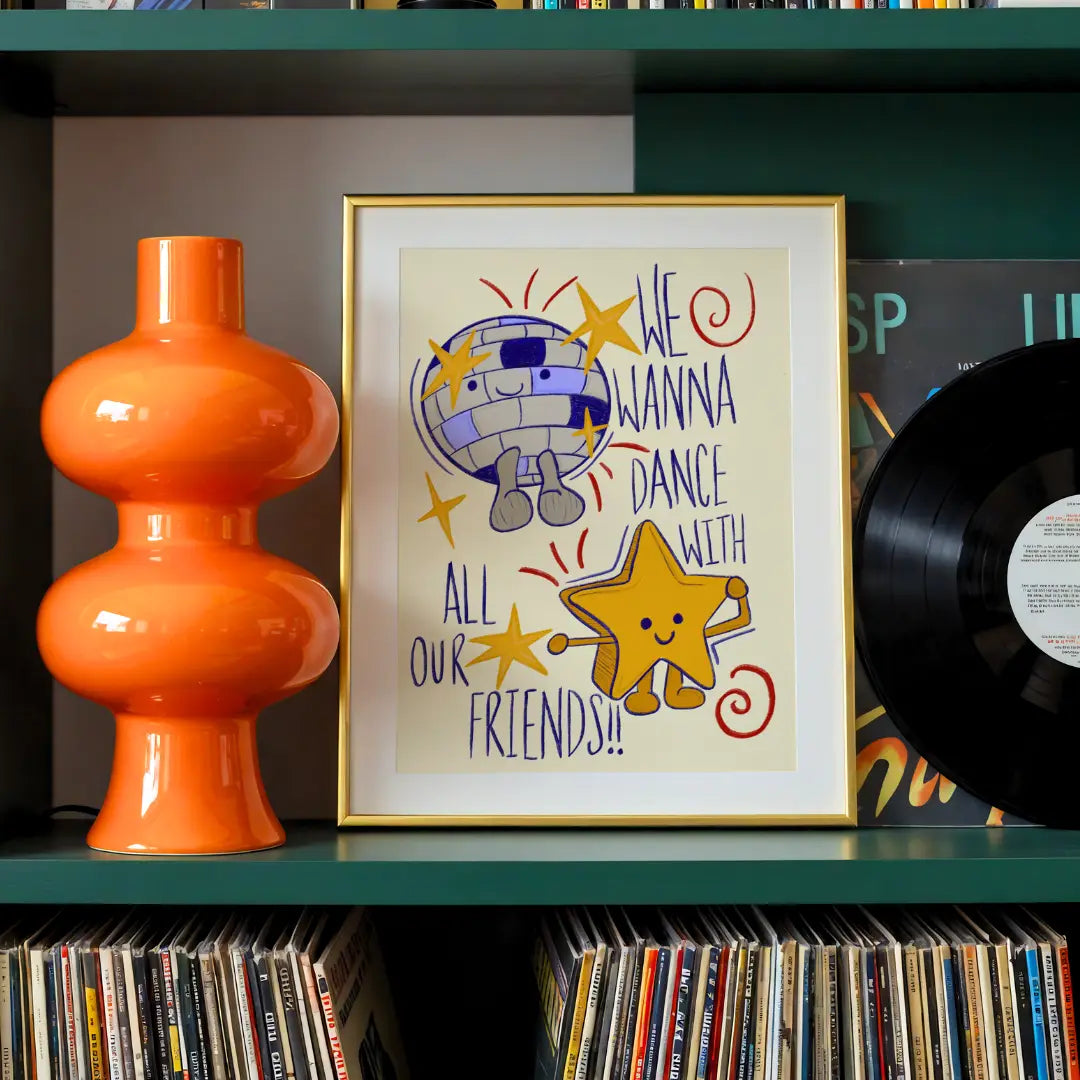 Dance with Friends Print| Harry styles/Jellycat inspired