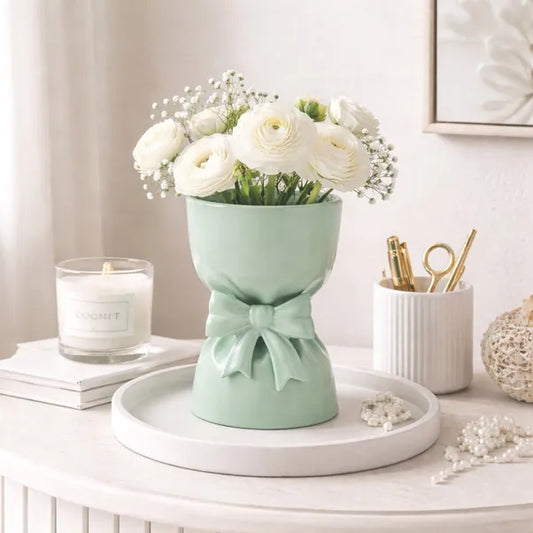 Hestia Green Bouquet Vase