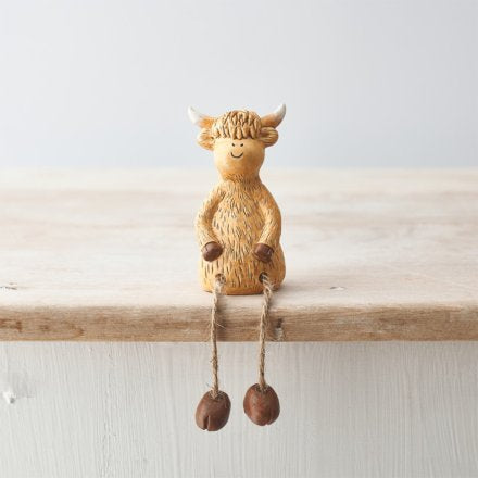 Highland Cow Shelf Sitter