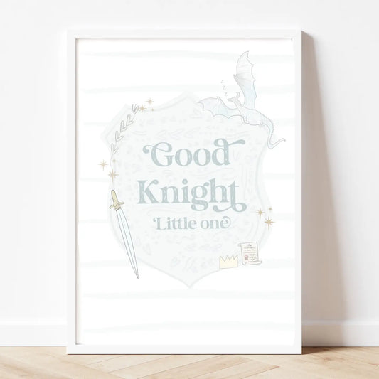 Dreamy Pastel Good Knight - Myth & Legend Print