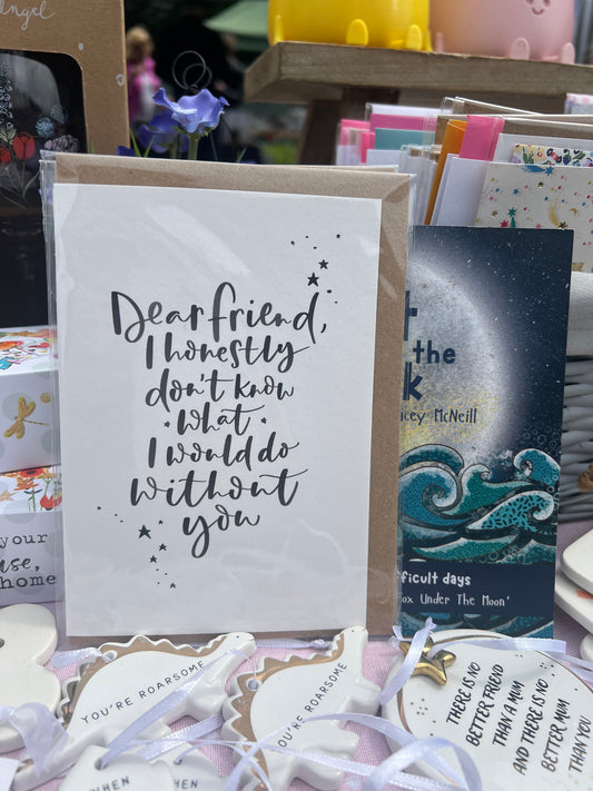 Dear friend … card