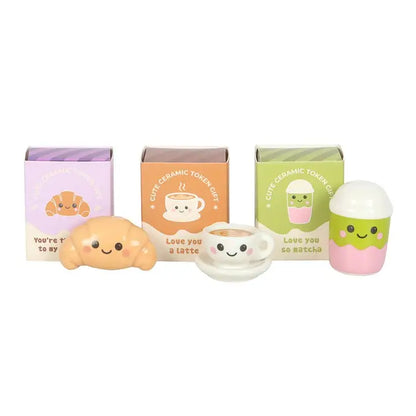 Kawaii Kafe Ceramic Cafe Token Gifts - choice of 3