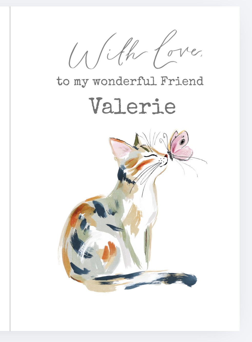 Personalised card range by With love, Vikki x