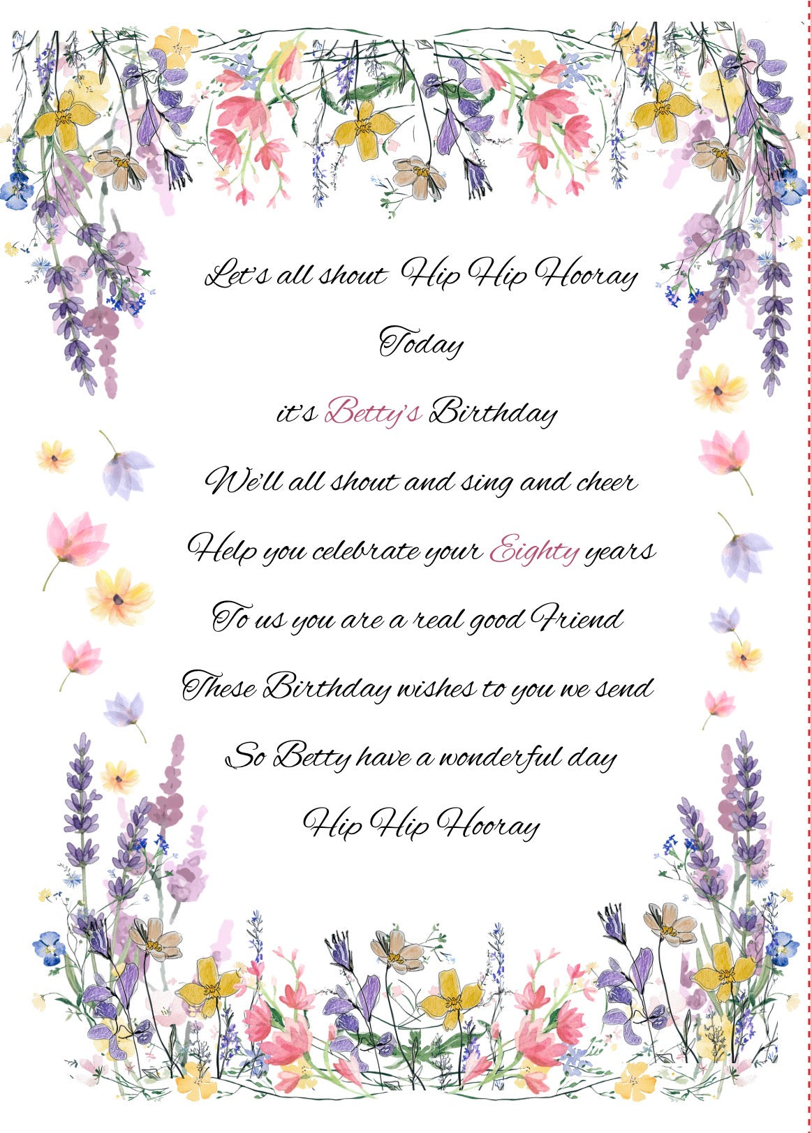 Personalised card range by With love, Vikki x