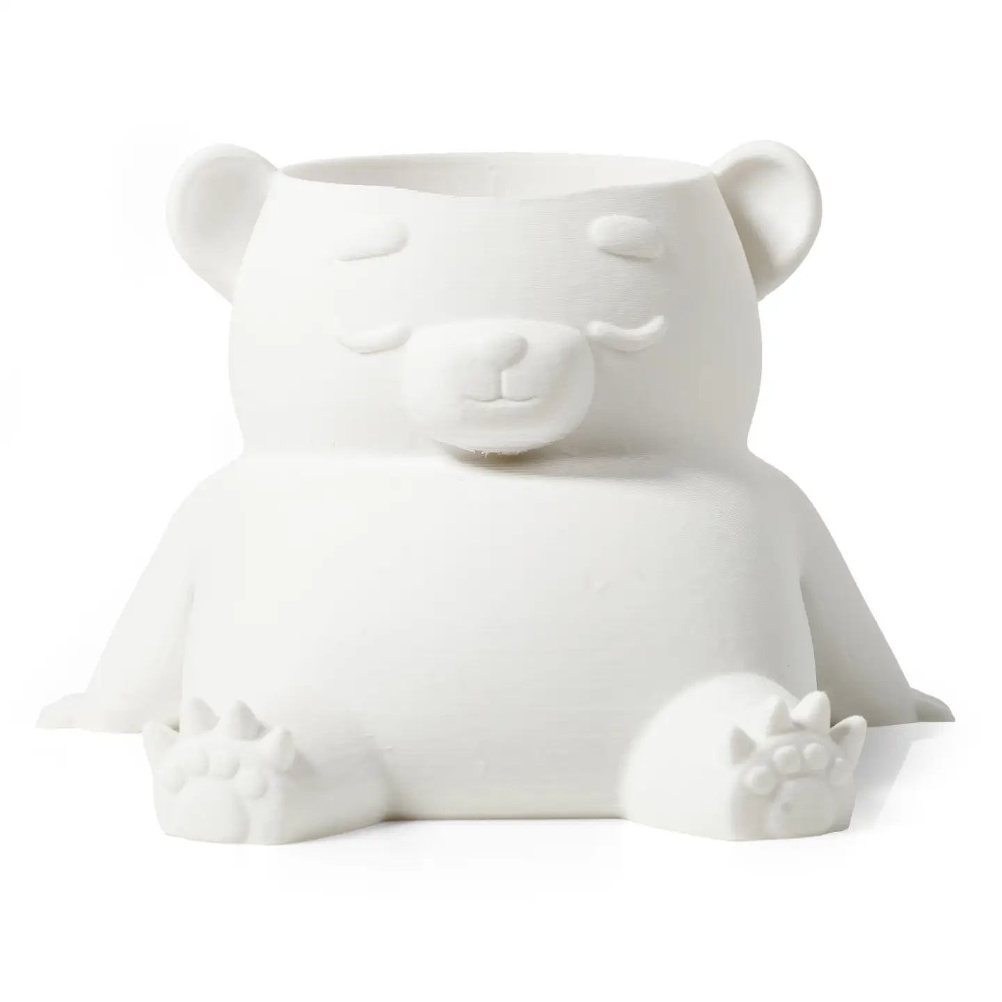 Eco-Friendly Bear Plant Pot: Sustainable 3D Printed