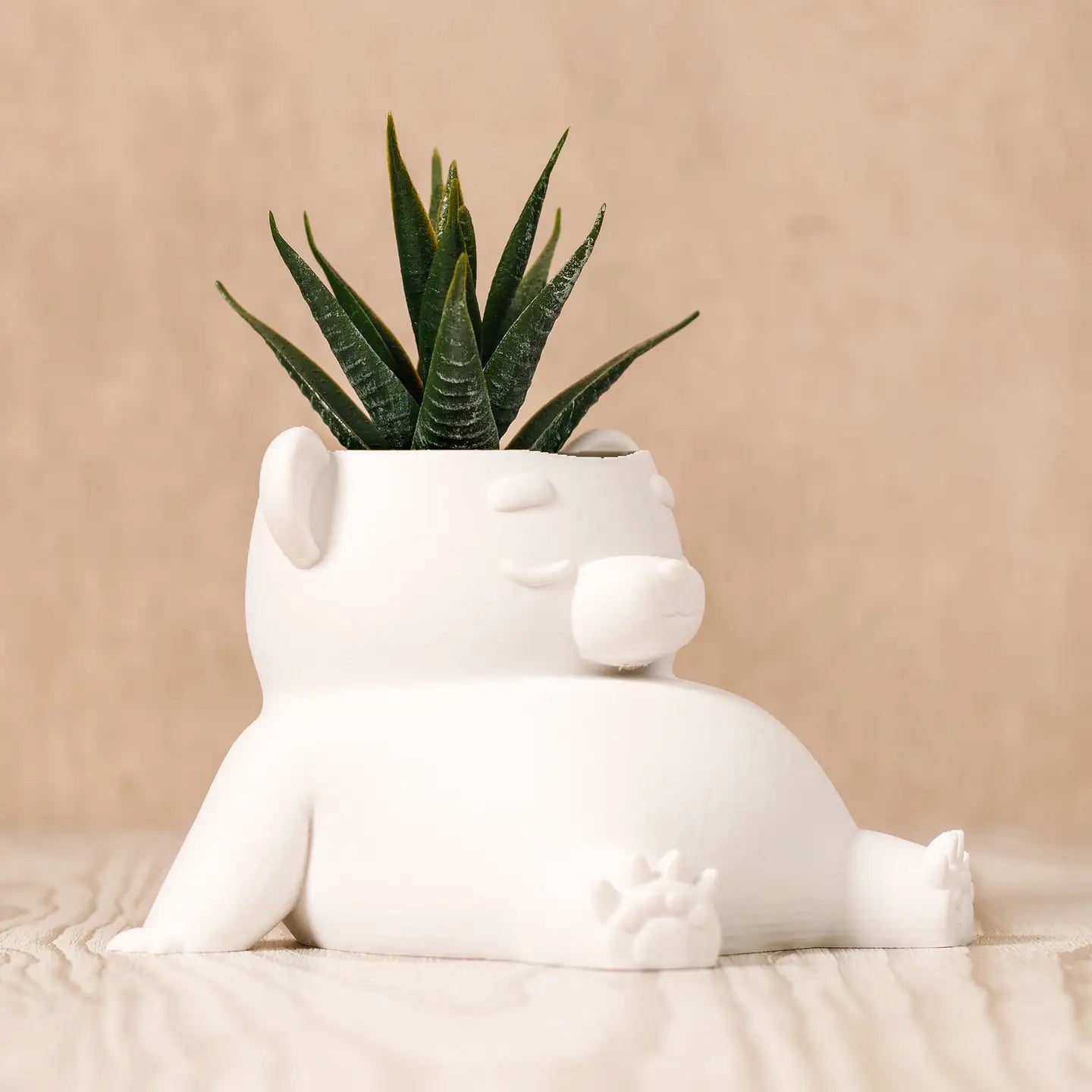 Eco-Friendly Bear Plant Pot: Sustainable 3D Printed
